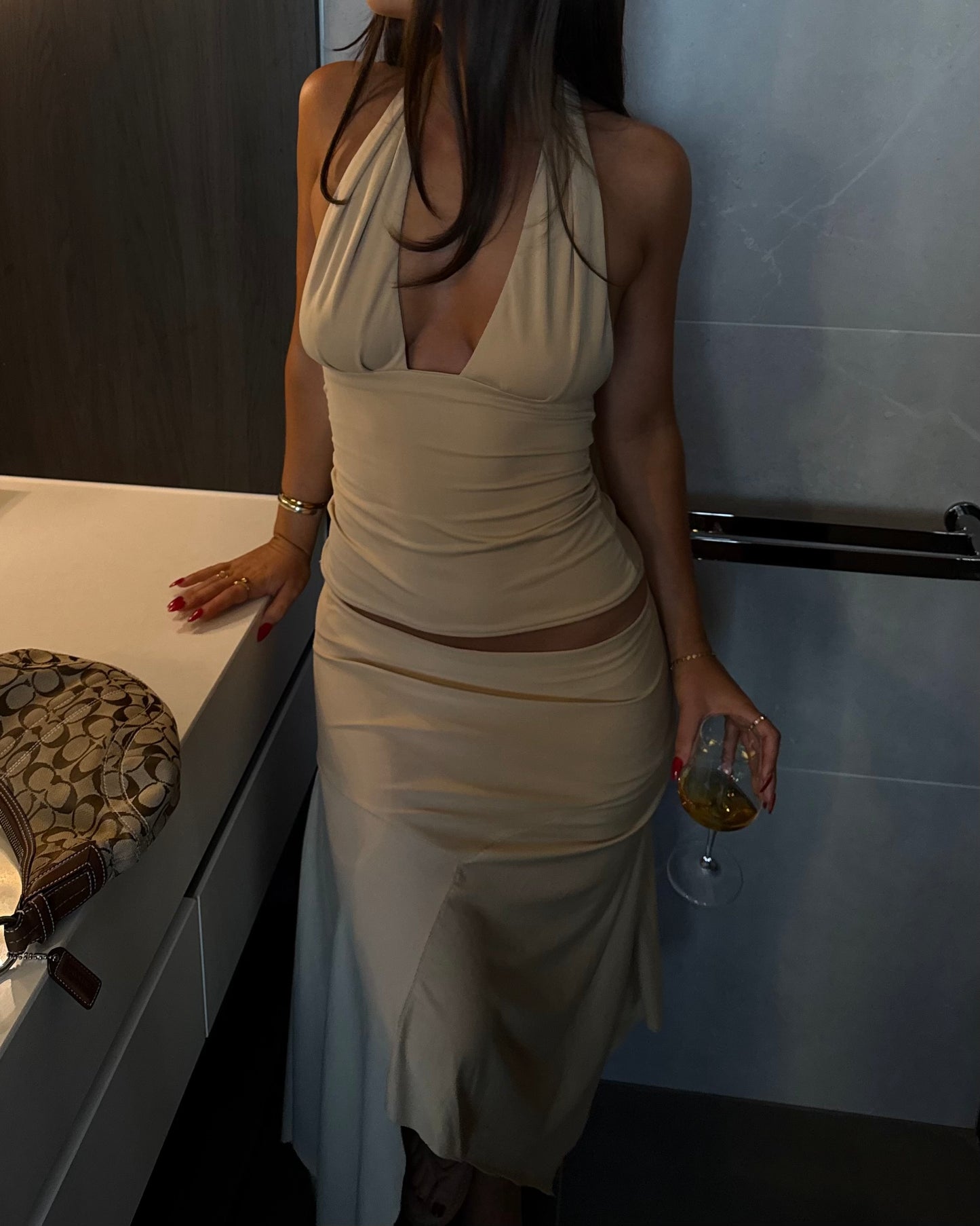 The Belle Top Champagne - Preorder